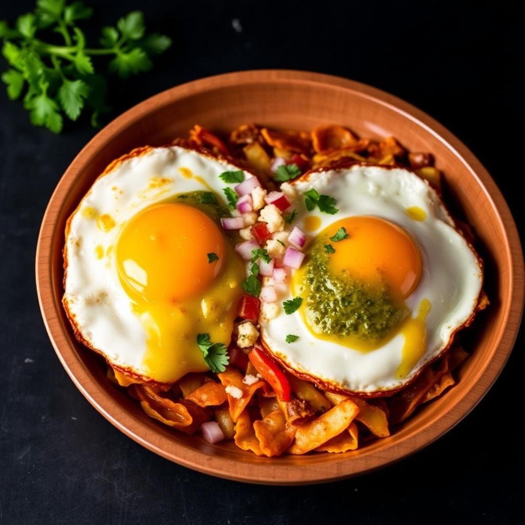 Chilaquiles con huevo