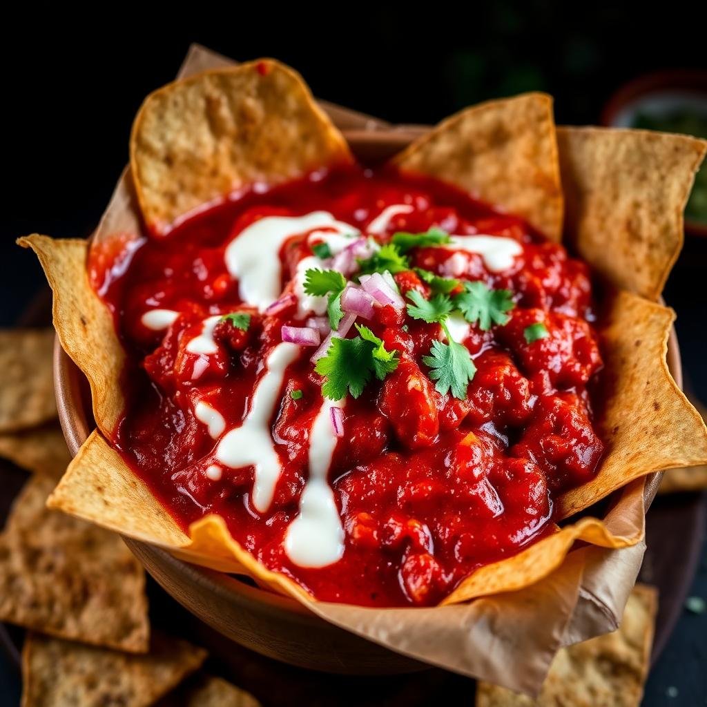 Chilaquiles rojos